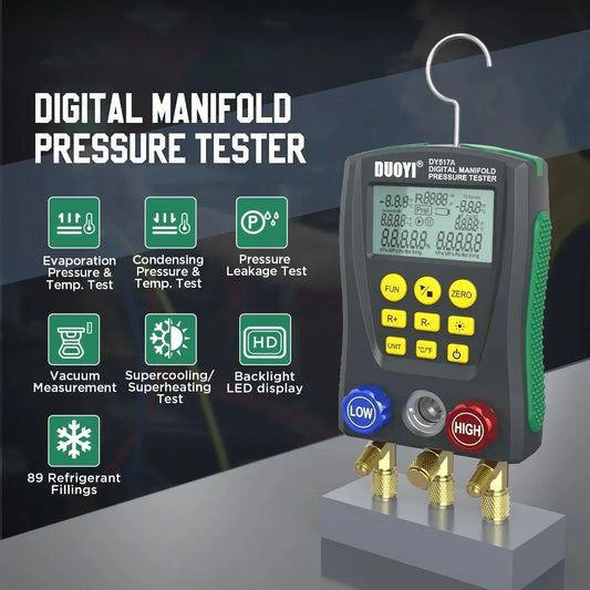 Manómetro digital para refrigeración